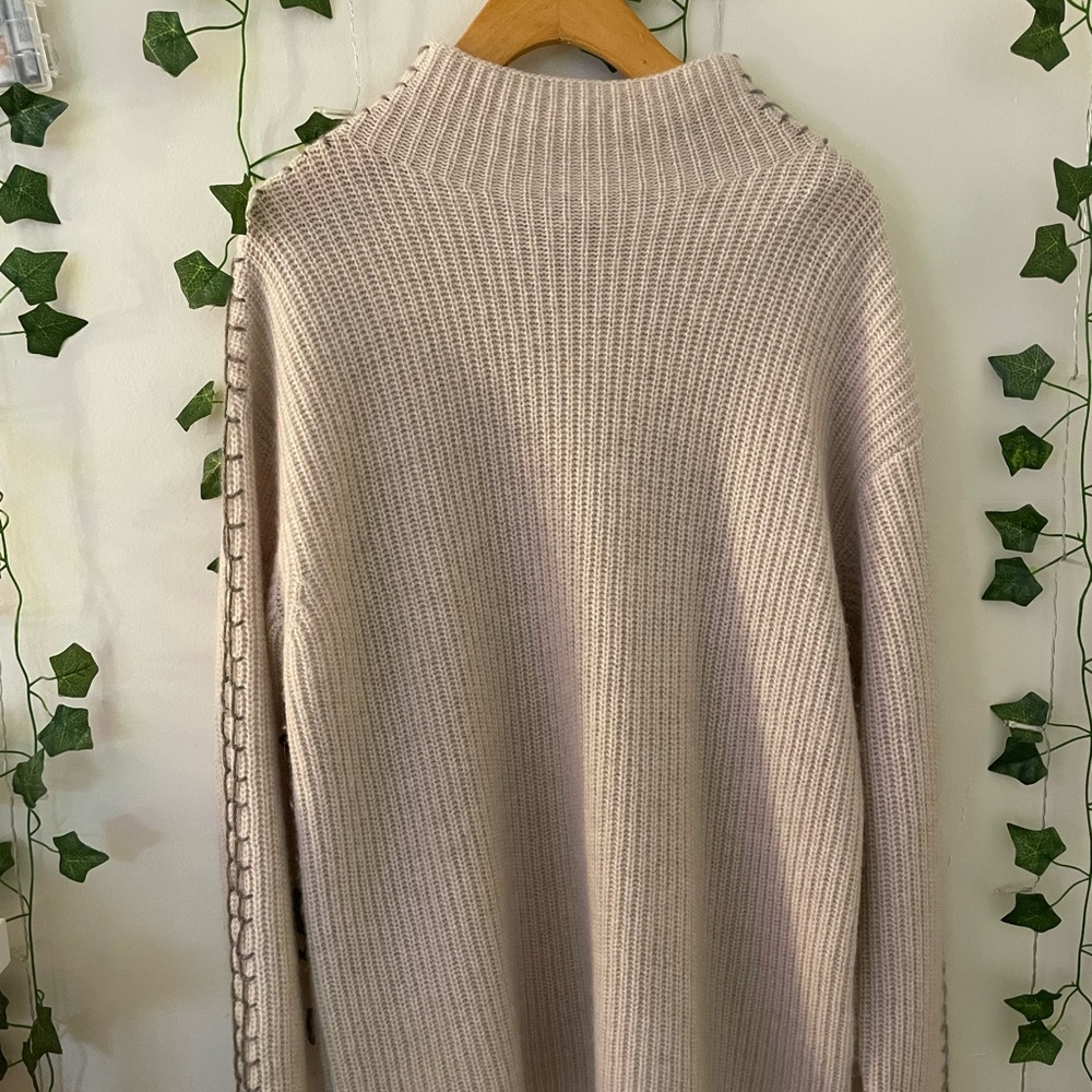 Women’s Cashmere Cream Sweater (Size M)